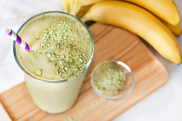 Vanilla Matcha Protein Smoothie Recipe