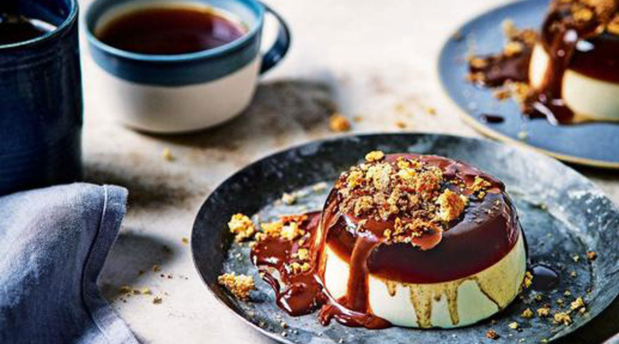 Valentines Double Coffee Panna Cotta Recipe