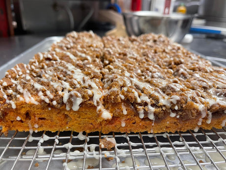 Vegan Pumpkin Spice Coffee Cake