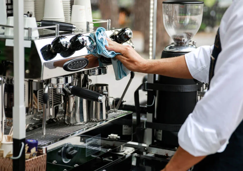 Commercial Coffee Machine Cleaning