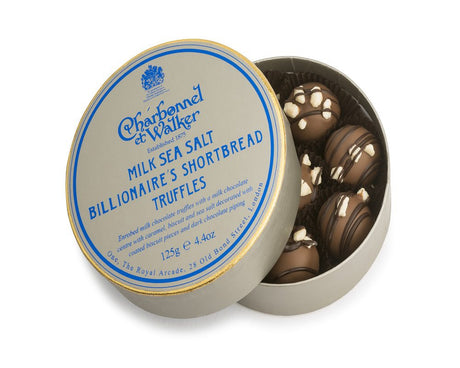 Charbonnel et Walker Milk Sea Salt Billionaire Shortbread Truffles 125g I Redber Coffee