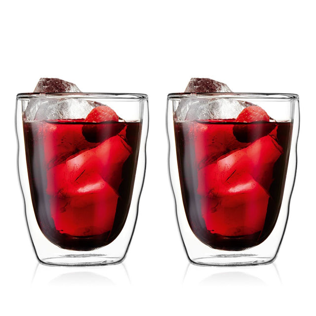 Bodum Pilatus Set of 2 Double Wall Glasses, 0.35L