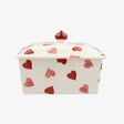 Emma Bridgewater Pink Hearts Small Butter Dish | Redber Coffee