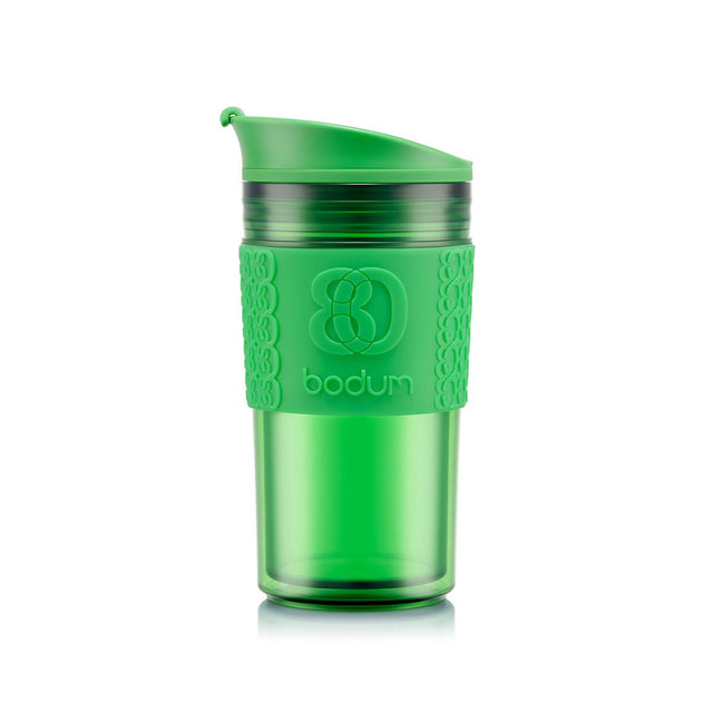 Bodum Travel Mug, Plastic, 0.35 , 12 oz - Green