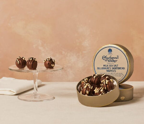 Charbonnel et Walker Milk Sea Salt Billionaire Shortbread Truffles 125g I Redber Coffee