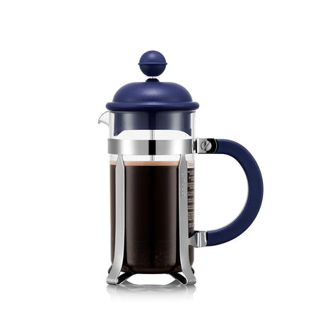 Bodum Caffettiera 3 Cup Cafetiere, 0.35L - Midnight Blue I Redber Coffee