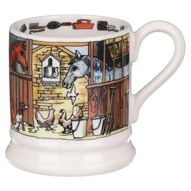 Emma Bridgewater Down At The Stables 1/2 Pint Mug Redber Coffee Roasters 