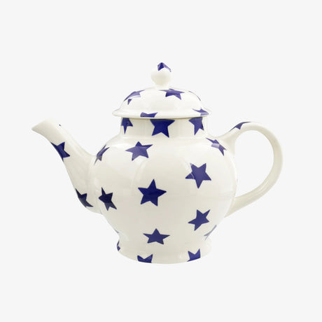 Emma Brigewater Blue Star 4 Mug Teapot  | Redber Coffee