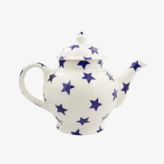 Emma Brigewater Blue Star 4 Mug Teapot  | Redber Coffee