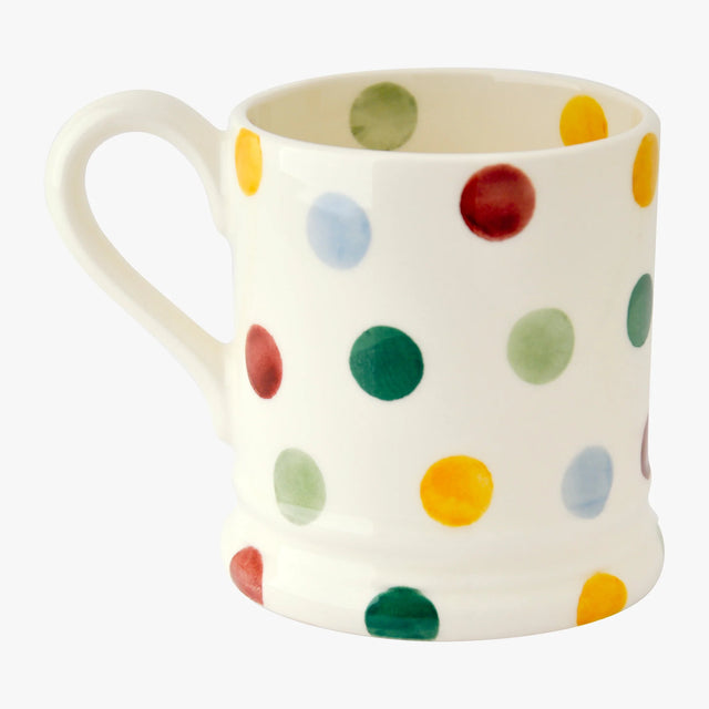 Emma Bridgewater Polka Dot Mr & Mrs Set of 2 1/2 Pint Mugs Boxed