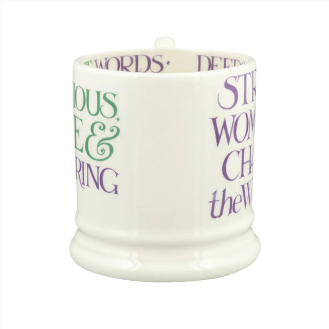 Emma Bridgewater Purple Toast Change Our World 1/2 Pint Mug | Redber Coffee