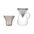 Kinto SCS-02-CC-ST Coffee Carafe Dripper Set 600ml