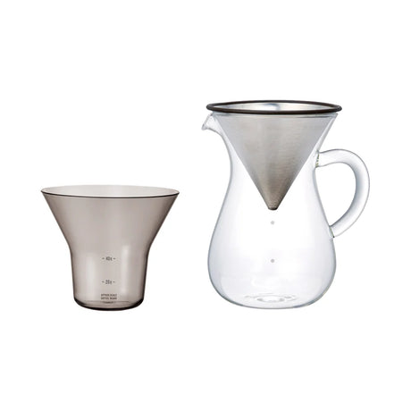 Kinto SCS-02-CC-ST Coffee Carafe Dripper Set 600ml