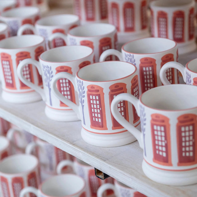 Emma Bridgewater Telephone Box 1/2 Pint Mug