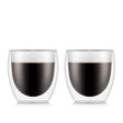 Bodum Pavina Double Wall Glasses 2pcs, 0.25L | Redber Coffee