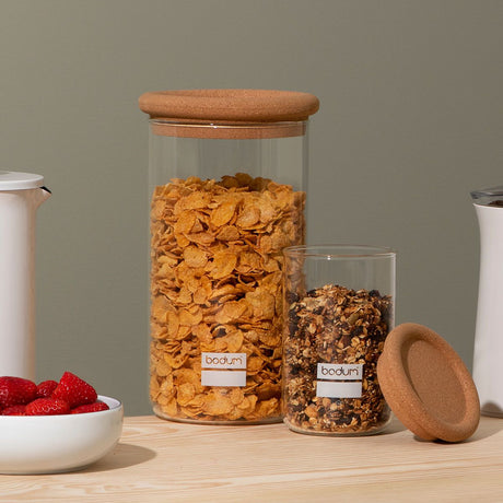 Bodum YOHKI Storage Jar 2.0 l, 68 oz - Cork