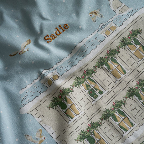 Sophie Allport Christmas House Tea Towel