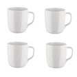 Alessi Itsumo Porcelain Mugs Set of 4pcs, 300ml, White