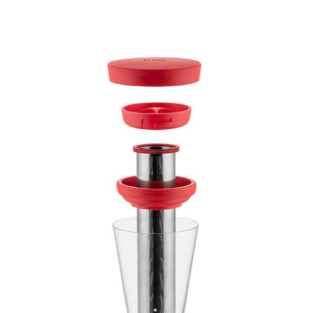 Alessi Mazagran Cold Brew Coffee Carafe - Red