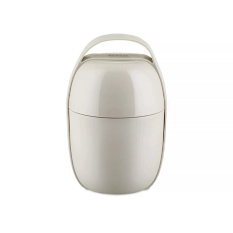 Alessi Food à Porter, Two-Compartment Lunch Box, Thermoplastic, Grey I Redber Coffee