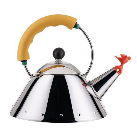 Alessi Kettle 9093, Yellow Handle 9093/1 Y