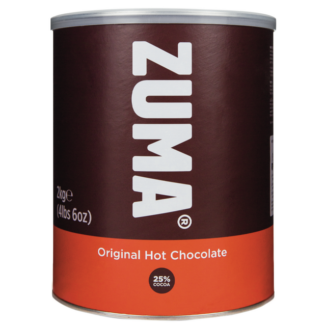 Zuma Original Hot Chocolate (25% Cocoa) 2kg Tin I Redber Coffee