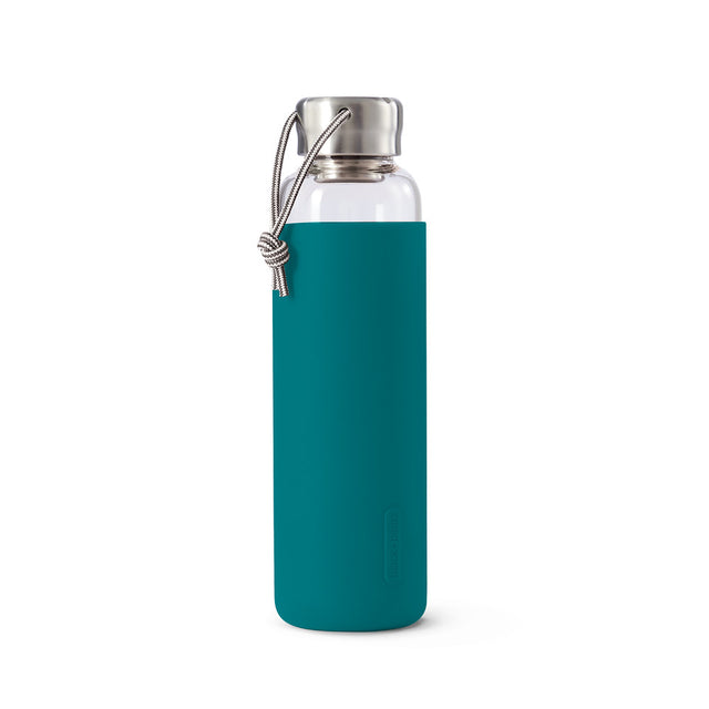 Black+Blum Glass Water Bottle 600ml - Ocean