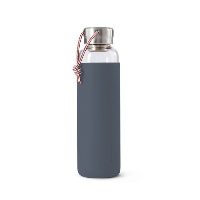 Black+Blum Glass Water Bottle 600ml - Slate