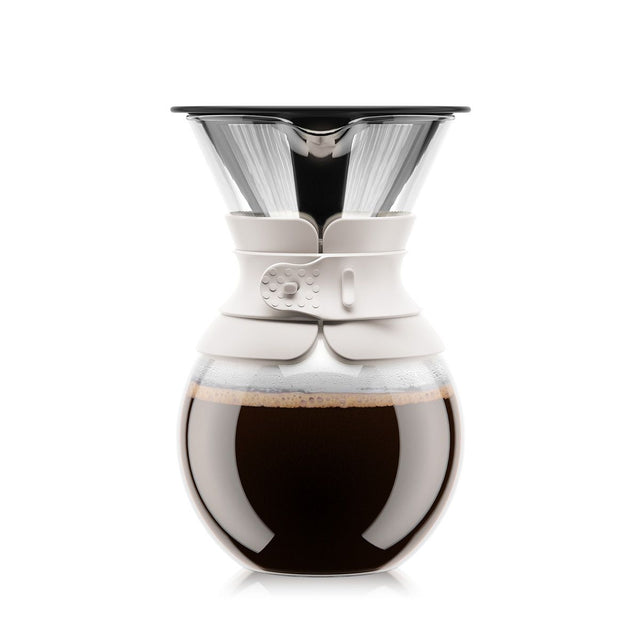 Bodum Pour Over Coffee maker with permanent s/s filter, 8 cup, 1.0 l, 34 oz - Green I Redber Coffee