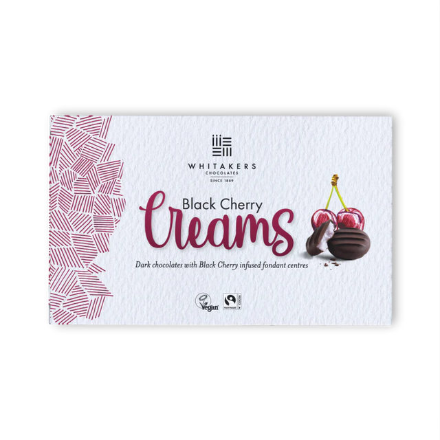 Whitakers Dark Chocolate Black Cherry Creams 150g