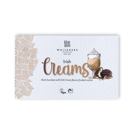 Whitakers Dark Chocolate Irish Cream Fondant Creams 150g  | Redber Coffee