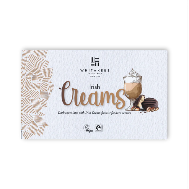 Whitakers Dark Chocolate Irish Cream Fondant Creams 150g  | Redber Coffee