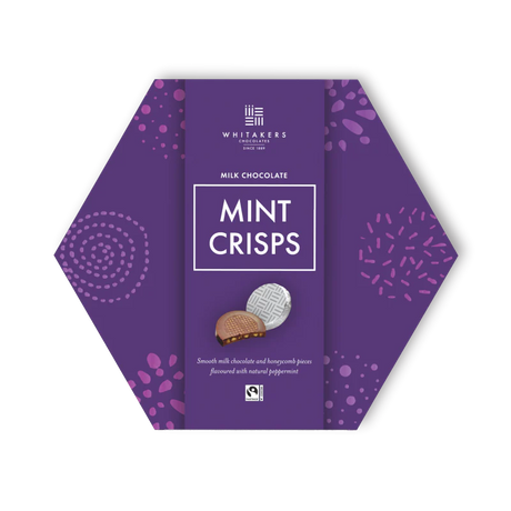 Whitakers Milk Chocolate Mint Crisp 165g | Redber Coffee