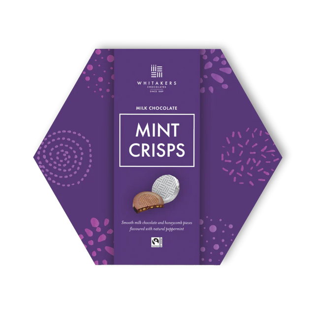 Whitakers Milk Chocolate Mint Crisp 165g | Redber Coffee