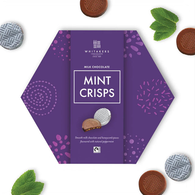 Whitakers Milk Chocolate Mint Crisp 165g | Redber Coffee