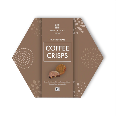 Whitakers Milk Chocolate Coffee Crisps 165g | Redber Coffee