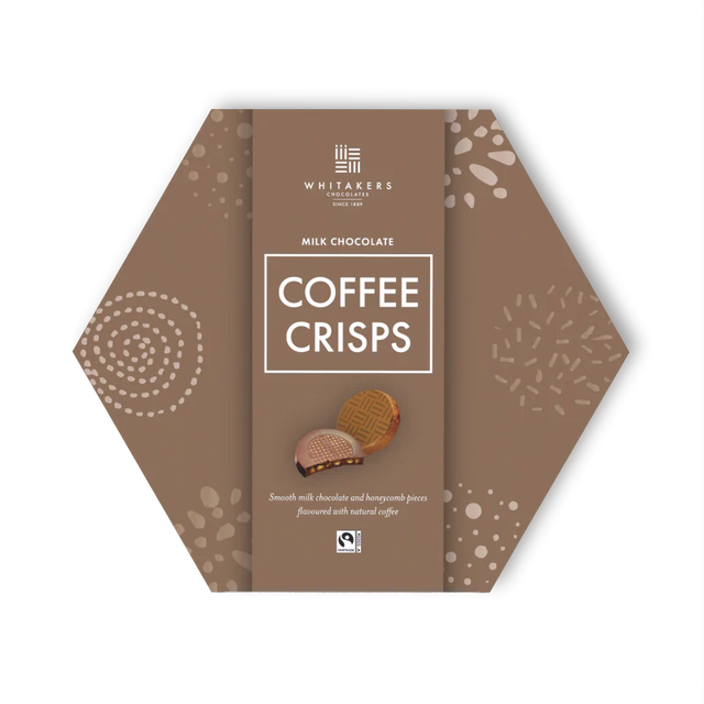 Whitakers Milk Chocolate Coffee Crisps 165g | Redber Coffee