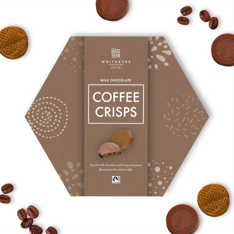 Whitakers Milk Chocolate Coffee Crisps 165g | Redber Coffee