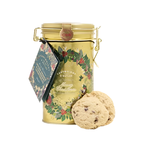 Cartwright & Butler Spiced Orange & Cranberry Shortbreads in Tin