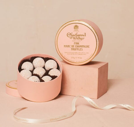 Charbonnel Et Walker Pink Marc de Champagne Chocolate Truffles - 275g