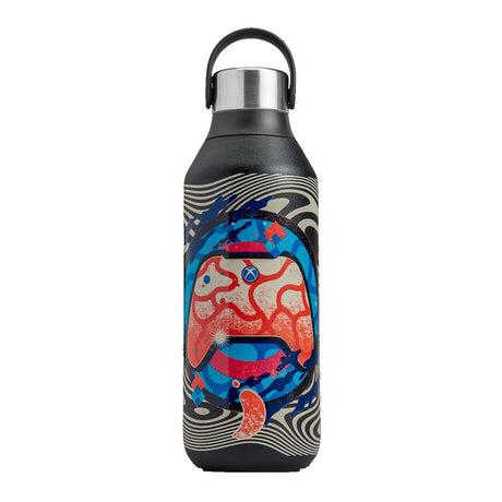 Chilly's Vacuum Insulated Stainless Steel 500ml Drinking Bottle Series 2 Xbox - Neo Nebula, Redber Coffee