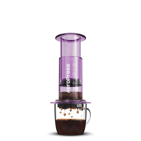 AeroPress Coffee Maker Clear Purple | Redber Coffee