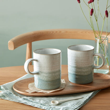 Denby Kiln Green Ridged Mug