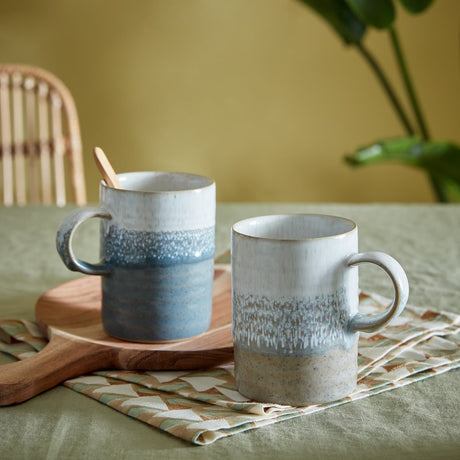 Denby Kiln Accets Slate Ridged Mug