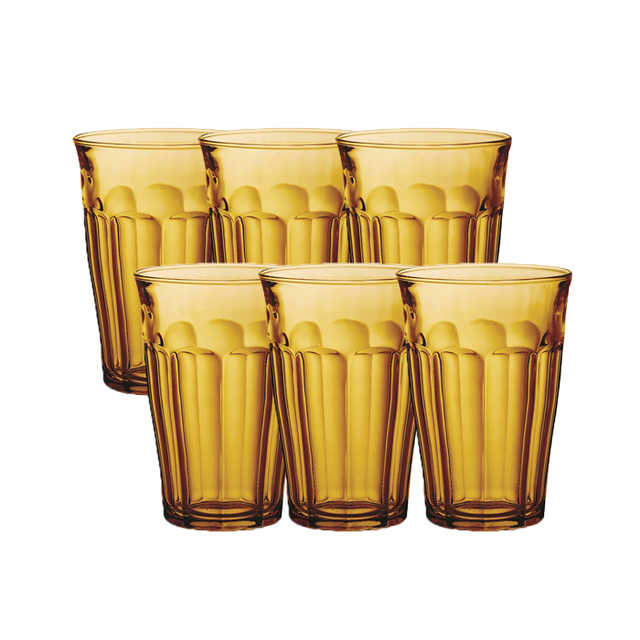 Duralex Picardie Amber  Highball Tumbler 36 cl (6 Pack)