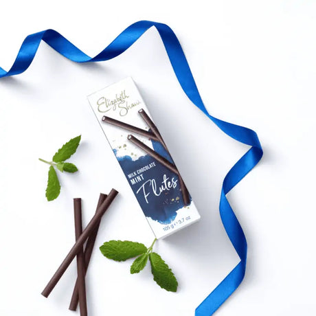 Elizabeth Shaw Milk Chocolate Mint Flutes 105g