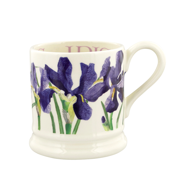 Emma Bridgewater Blue Iris Mug - 1/2 Pint