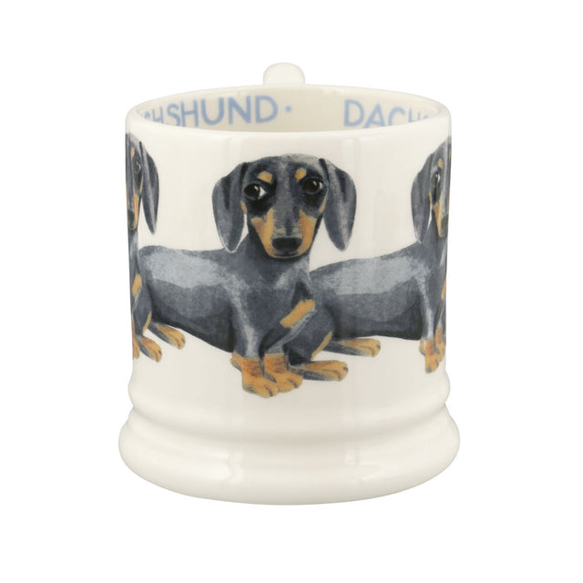 Emma Bridgewater Black & Tan Dachshund 1/2 Pint Mug