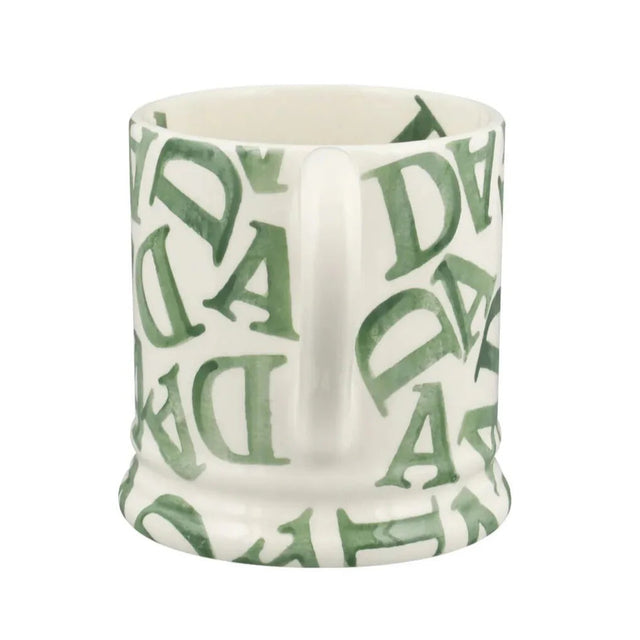 Emma Bridgewater D.A.D Green 1/2 Pint Mug