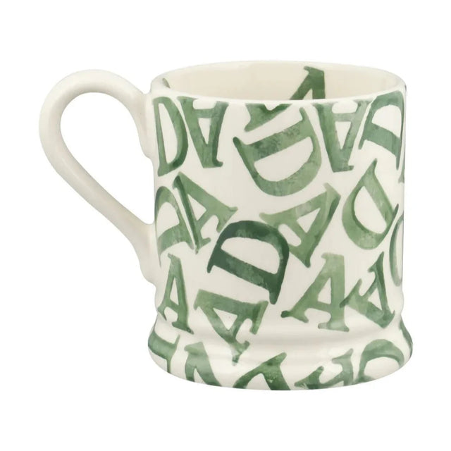 Emma Bridgewater D.A.D Green 1/2 Pint Mug